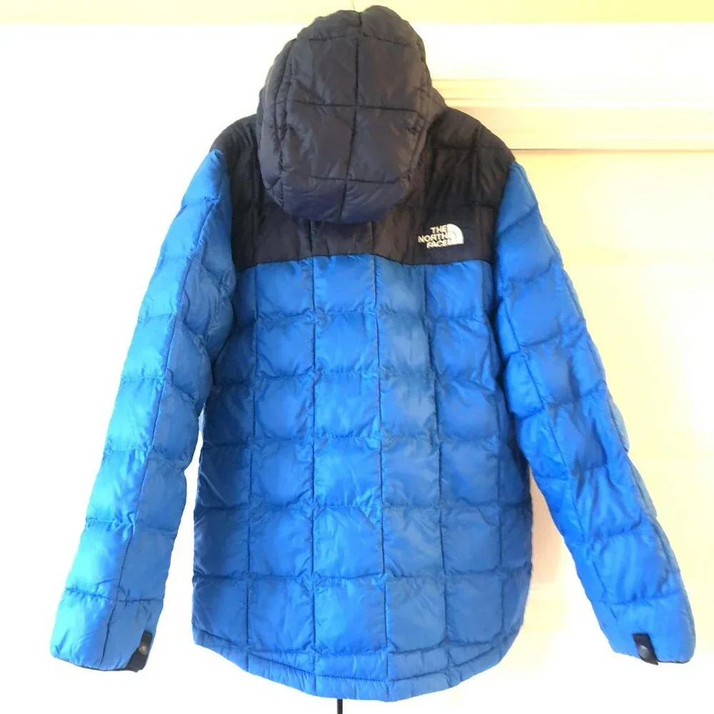 THE NORTH FACE x CDG Thermoball Hooded Puffer Jacket Blu\Blk 7\8 MSRP $170